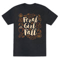Basic Feral Girl Fall Unisex Triblend Tee Style001 Hoodie, Sweatshirt | PureTeeCo.com (Image 1)