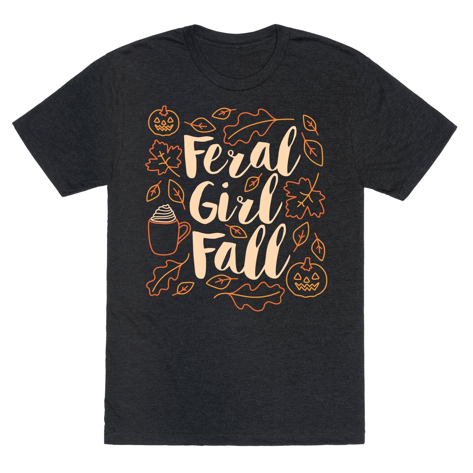 Basic Feral Girl Fall Unisex Triblend Tee Style001 Hoodie, Sweatshirt | PureTeeCo.com (Image 1)