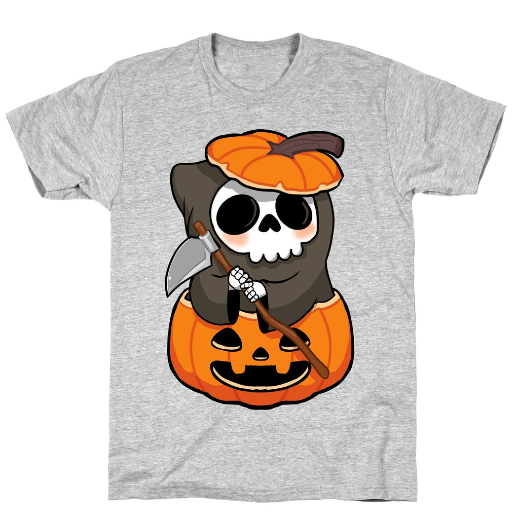 Cute Halloween Grim Reaper T-Shirt Hoodie, Sweatshirt | PureTeeCo.com (Image 3)