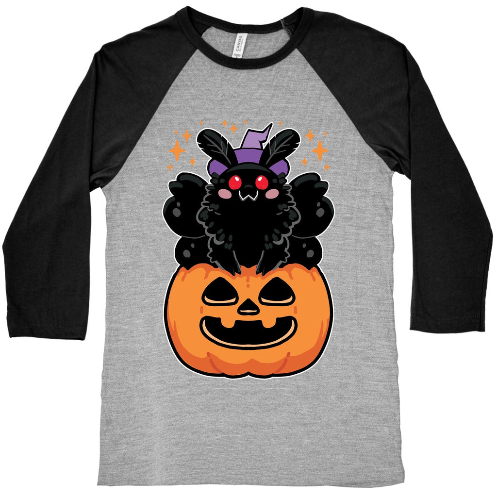 Cute Halloween Mothman Baseball Tee Style001 Hoodie, Sweatshirt | PureTeeCo.com (Image 2)