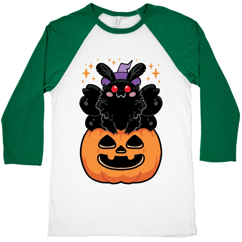 Cute Halloween Mothman Baseball Tee Style001 Hoodie, Sweatshirt | PureTeeCo.com (Image 3)