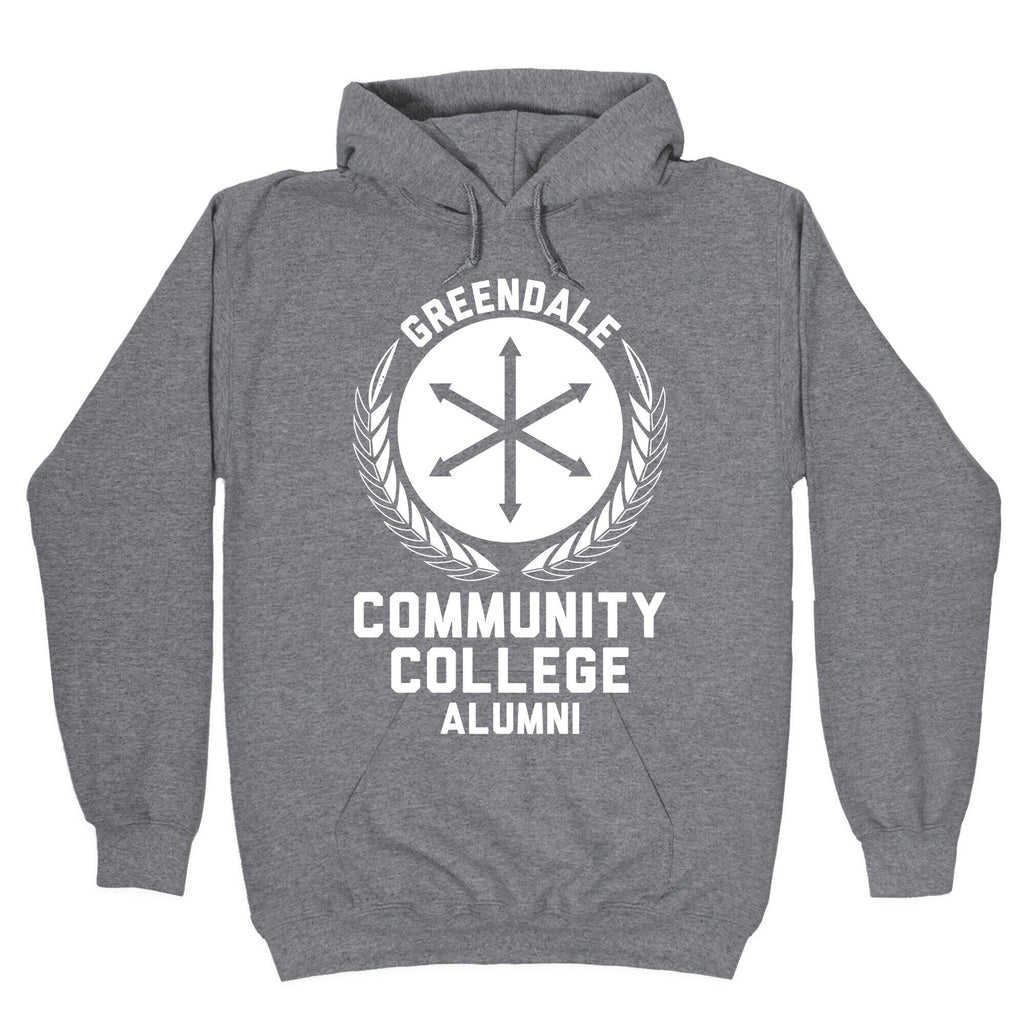 Greendale Community College Alumni Hoodie T-Shirts, Sweatshirt | PureTeeCo.com (Image 1)