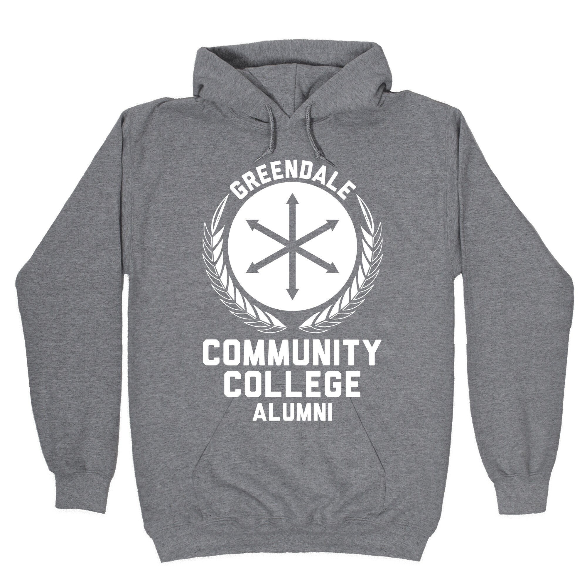Greendale Community College Alumni Hoodie T-Shirts, Sweatshirt | PureTeeCo.com (Image 1)
