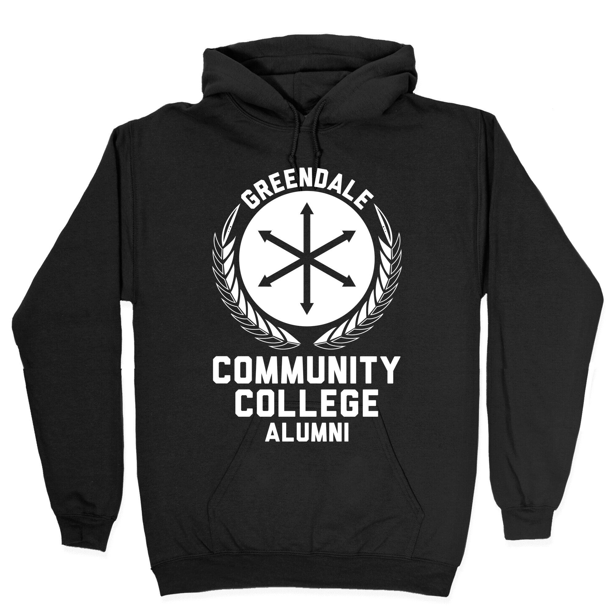 Greendale Community College Alumni Hoodie T-Shirts, Sweatshirt | PureTeeCo.com (Image 2)