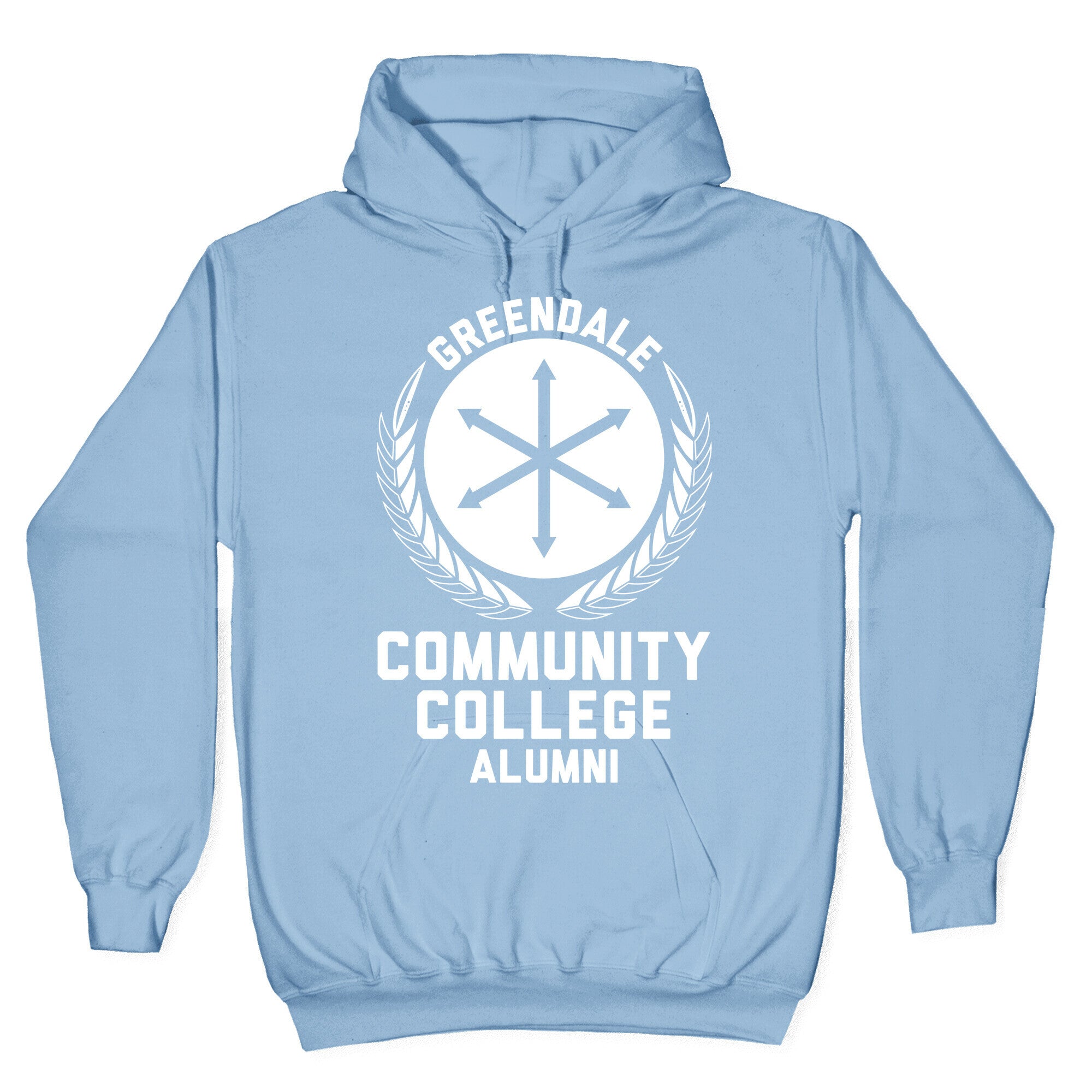 Greendale Community College Alumni Hoodie T-Shirts, Sweatshirt | PureTeeCo.com (Image 4)