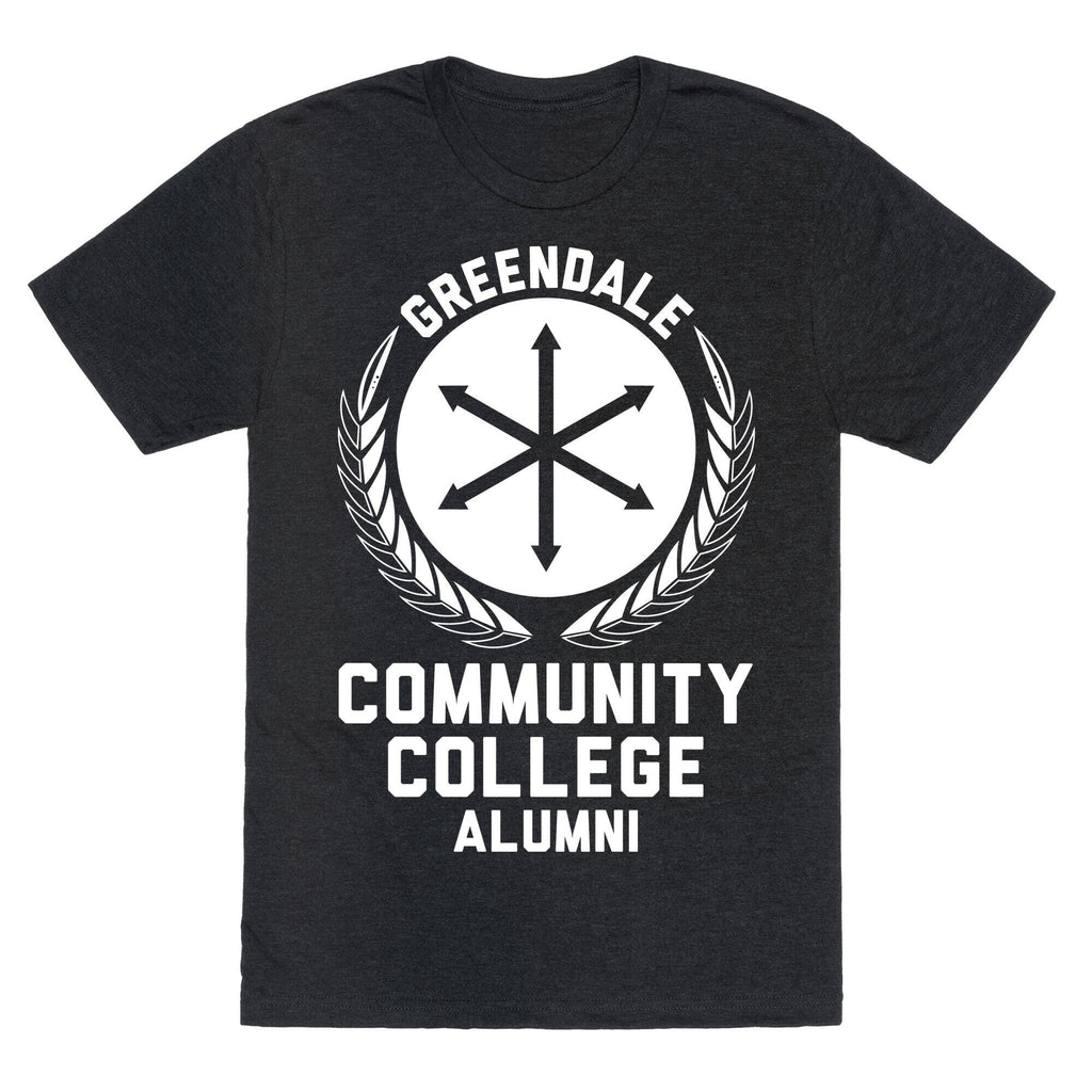Greendale Community College Alumni Unisex Triblend Tee Hoodie, Sweatshirt | PureTeeCo.com (Image 1)