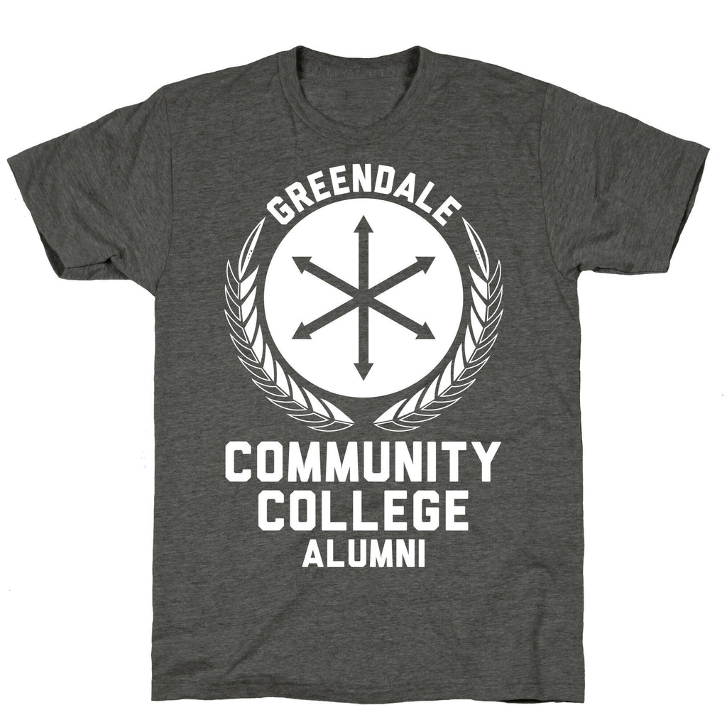 Greendale Community College Alumni Unisex Triblend Tee Hoodie, Sweatshirt | PureTeeCo.com (Image 3)