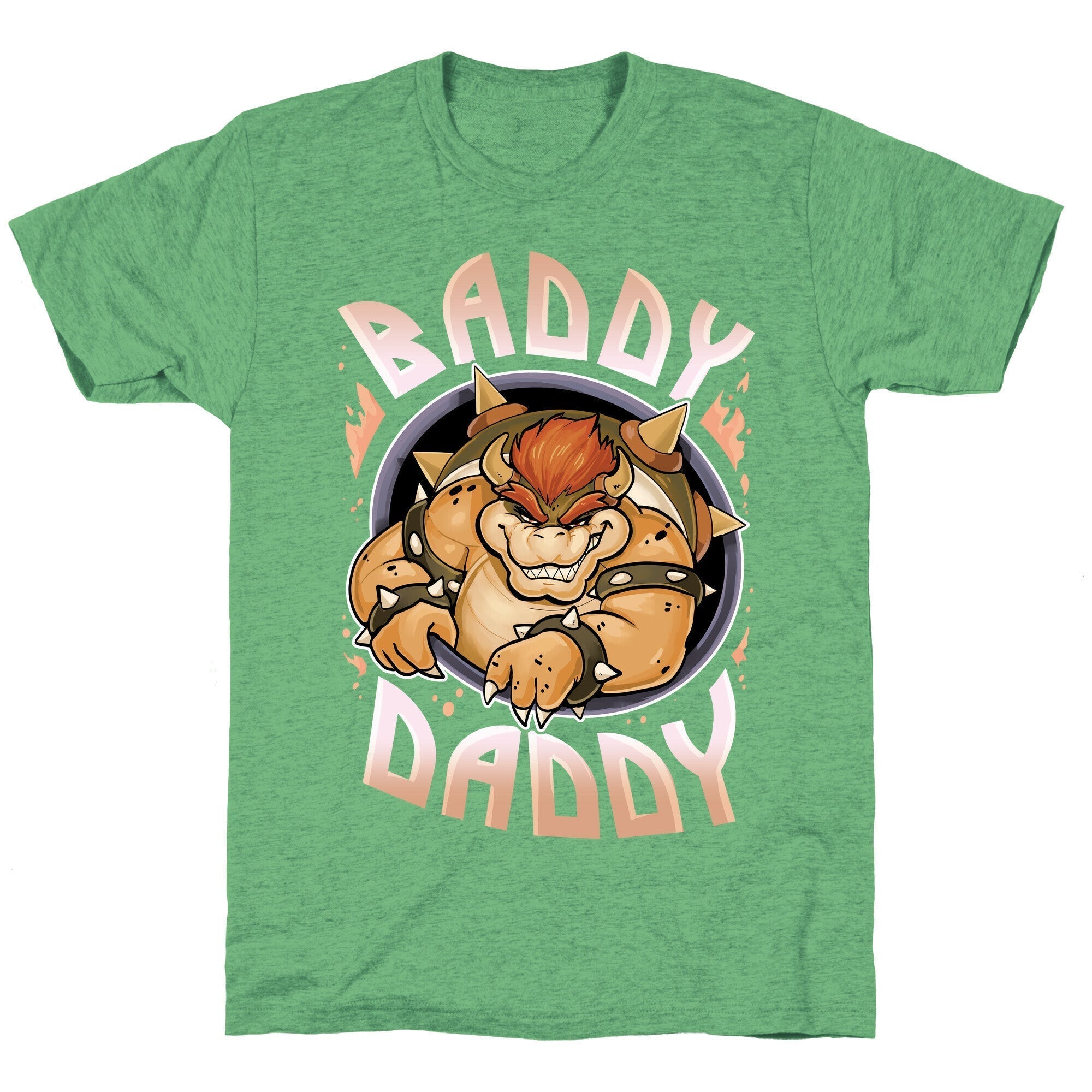 Baddy Daddy Unisex Triblend Tee Hoodie, Sweatshirt | PureTeeCo.com (Image 2)