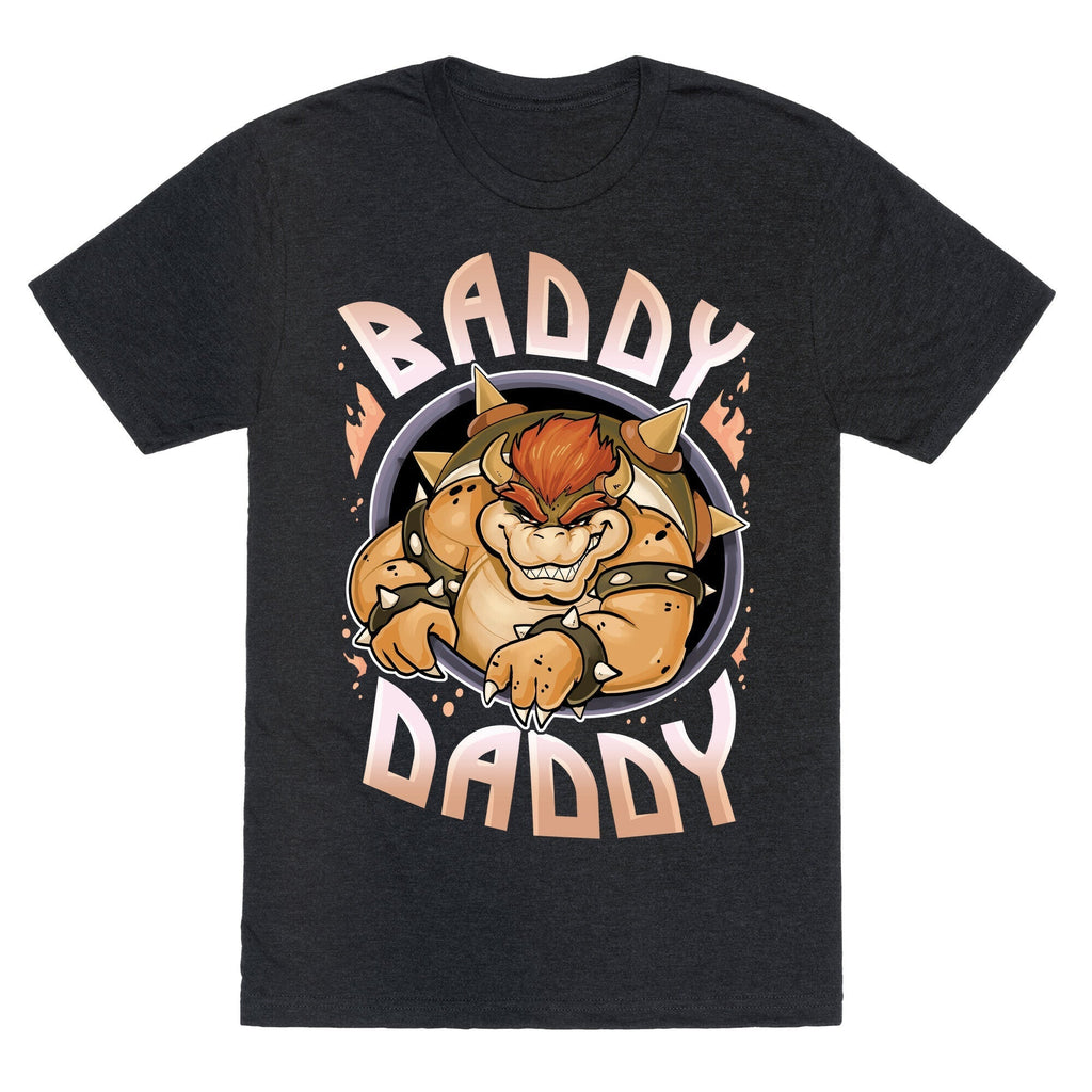 Baddy Daddy Unisex Triblend Tee Hoodie, Sweatshirt | PureTeeCo.com (Image 1)