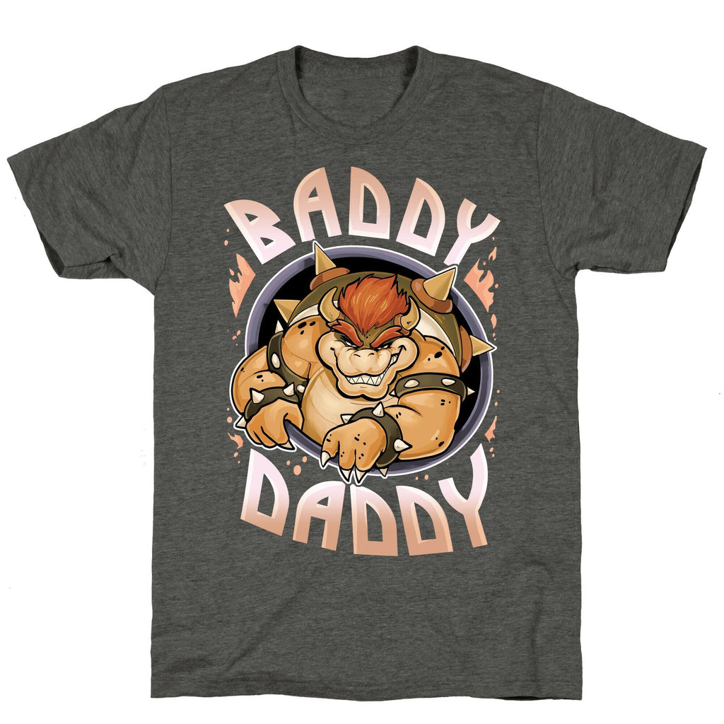 Baddy Daddy Unisex Triblend Tee Hoodie, Sweatshirt | PureTeeCo.com (Image 3)