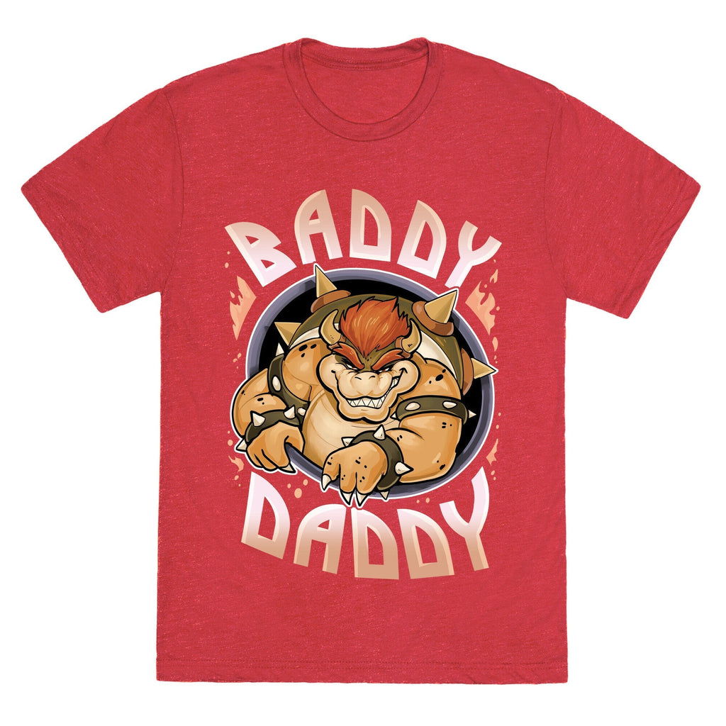 Baddy Daddy Unisex Triblend Tee Hoodie, Sweatshirt | PureTeeCo.com (Image 4)
