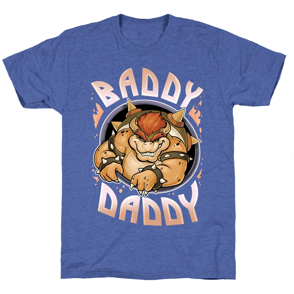 Baddy Daddy Unisex Triblend Tee Hoodie, Sweatshirt | PureTeeCo.com (Image 5)