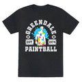 Greendale Community College Paintball Unisex Triblend Tee Hoodie, Sweatshirt | PureTeeCo.com (Image 1)