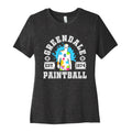 Greendale Community College Paintball Women's Cotton Tee Hoodie, Sweatshirt | PureTeeCo.com (Image 1)