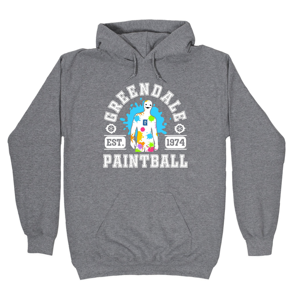 Greendale Community College Paintball Hoodie T-Shirts, Sweatshirt | PureTeeCo.com (Image 1)