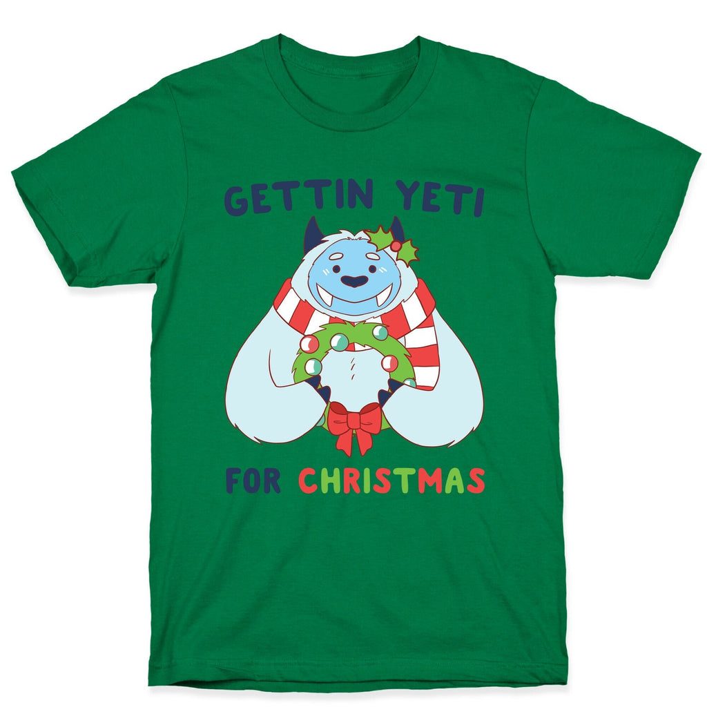 Gettin' Yeti for Christmas T-Shirt Hoodie, Sweatshirt | PureTeeCo.com (Image 4)