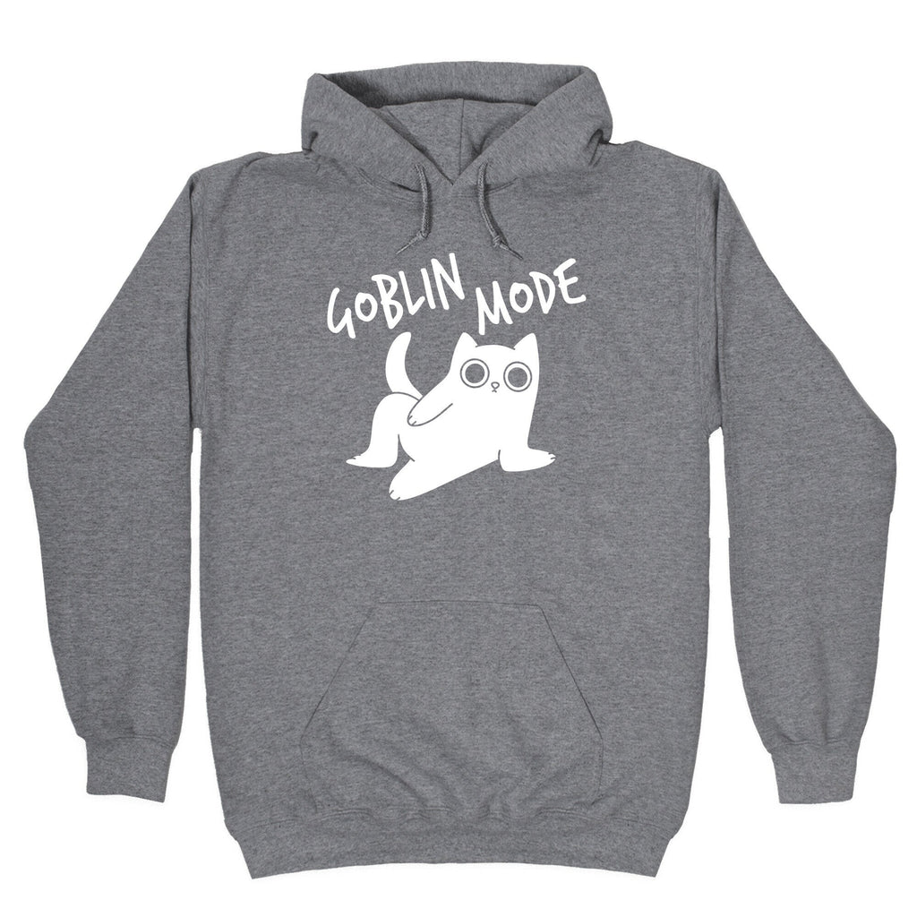Goblin Mode Cat Hoodie Style001 T-Shirts, Sweatshirt | PureTeeCo.com (Image 1)