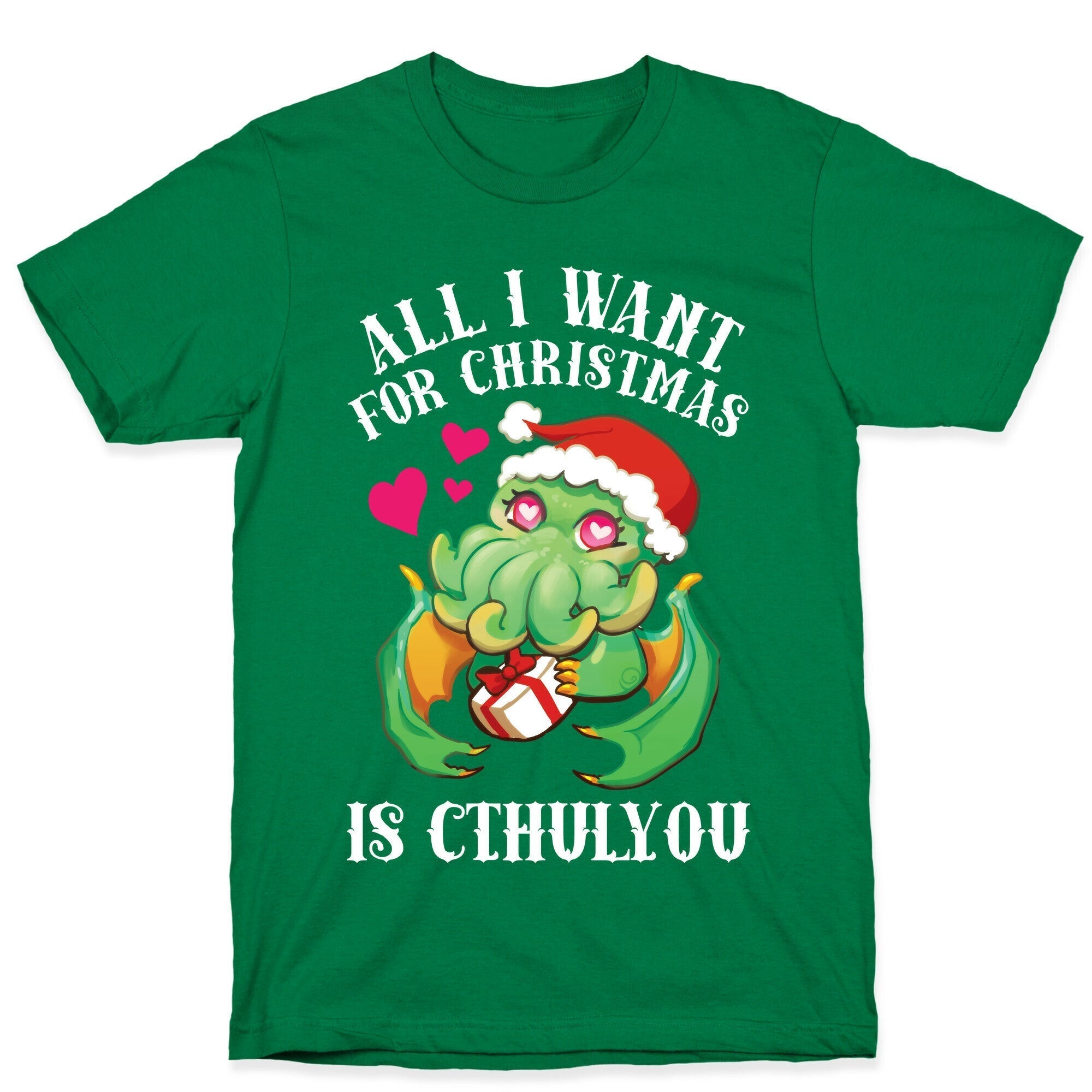 All I Want For Christmas Is Cthulyou T-Shirt Hoodie, Sweatshirt | PureTeeCo.com (Image 3)