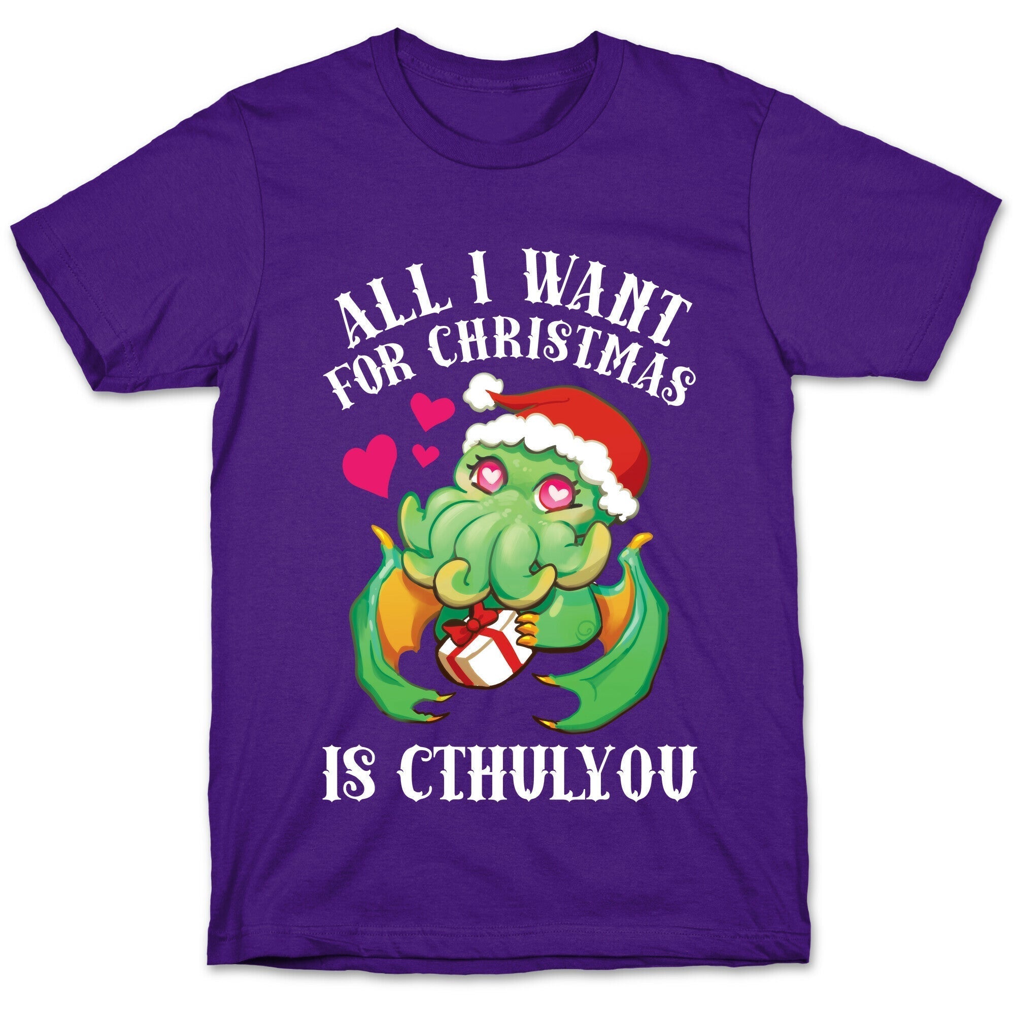 All I Want For Christmas Is Cthulyou T-Shirt Hoodie, Sweatshirt | PureTeeCo.com (Image 5)
