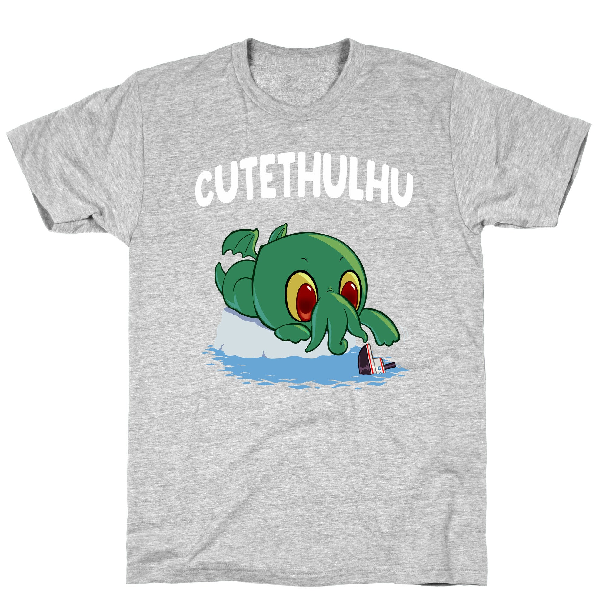 Cutethulhu T-Shirt Hoodie, Sweatshirt | PureTeeCo.com (Image 2)