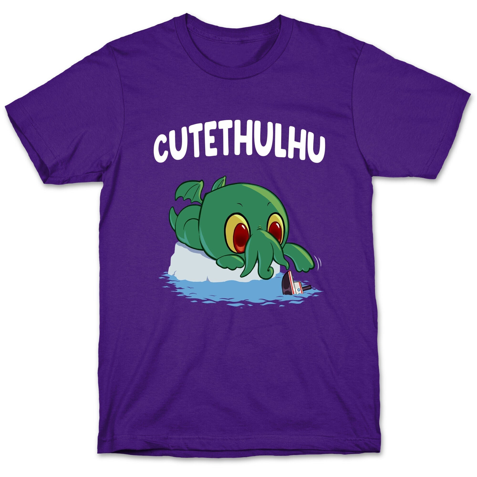 Cutethulhu T-Shirt Hoodie, Sweatshirt | PureTeeCo.com (Image 5)