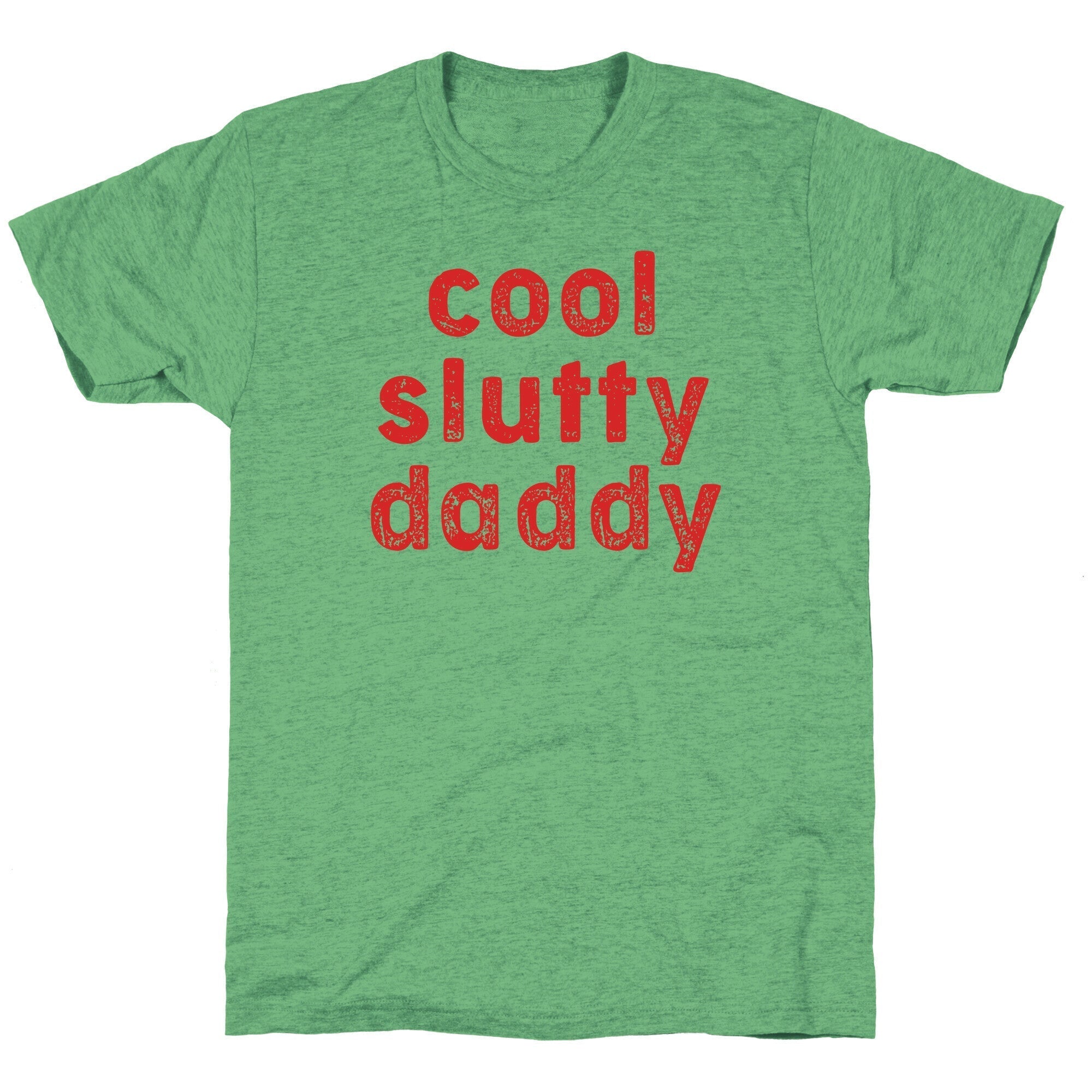 Cool Slutty Daddy Unisex Triblend Tee Hoodie, Sweatshirt | PureTeeCo.com (Image 2)