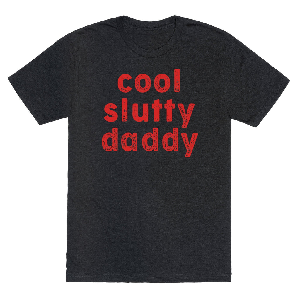 Cool Slutty Daddy Unisex Triblend Tee Hoodie, Sweatshirt | PureTeeCo.com (Image 1)