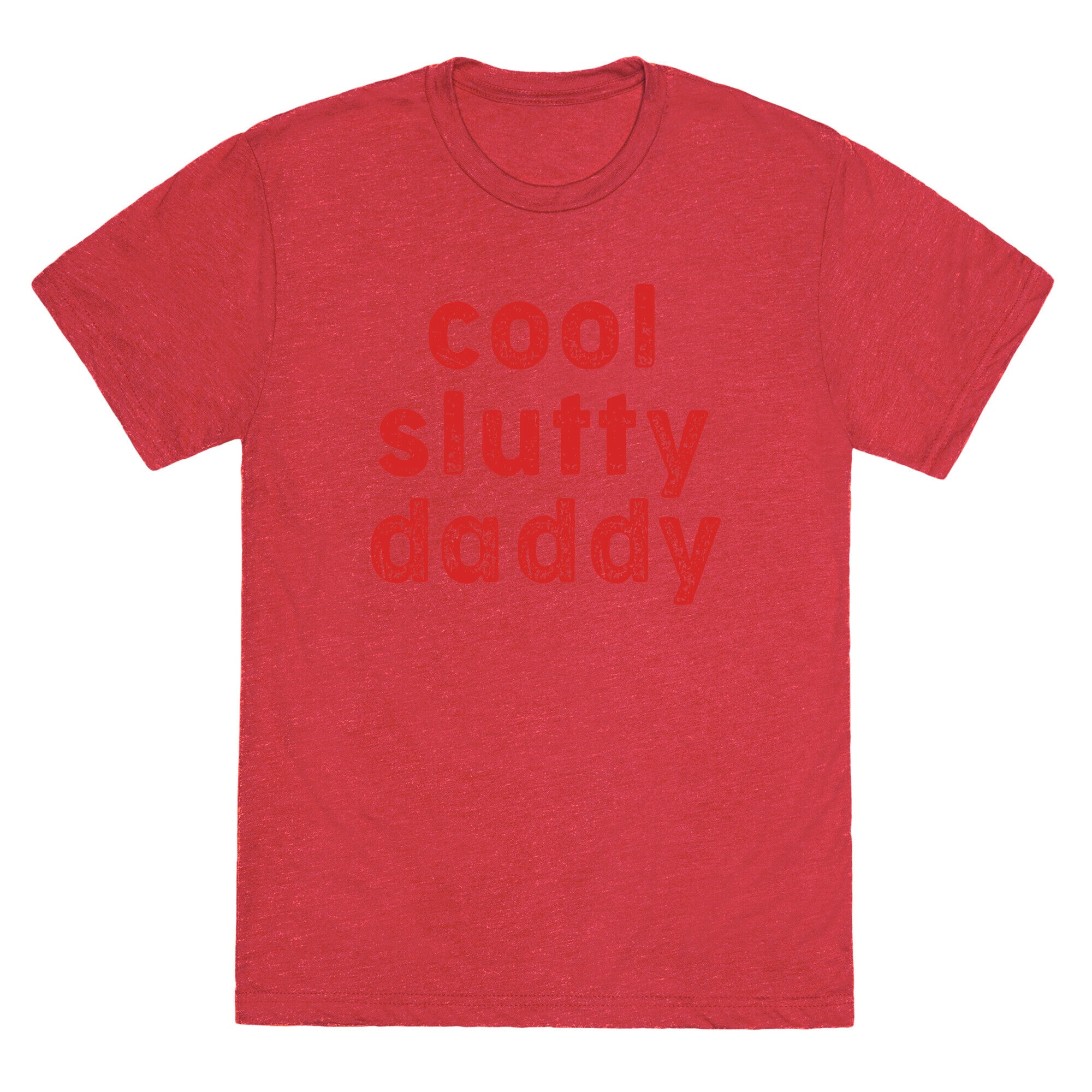 Cool Slutty Daddy Unisex Triblend Tee Hoodie, Sweatshirt | PureTeeCo.com (Image 4)