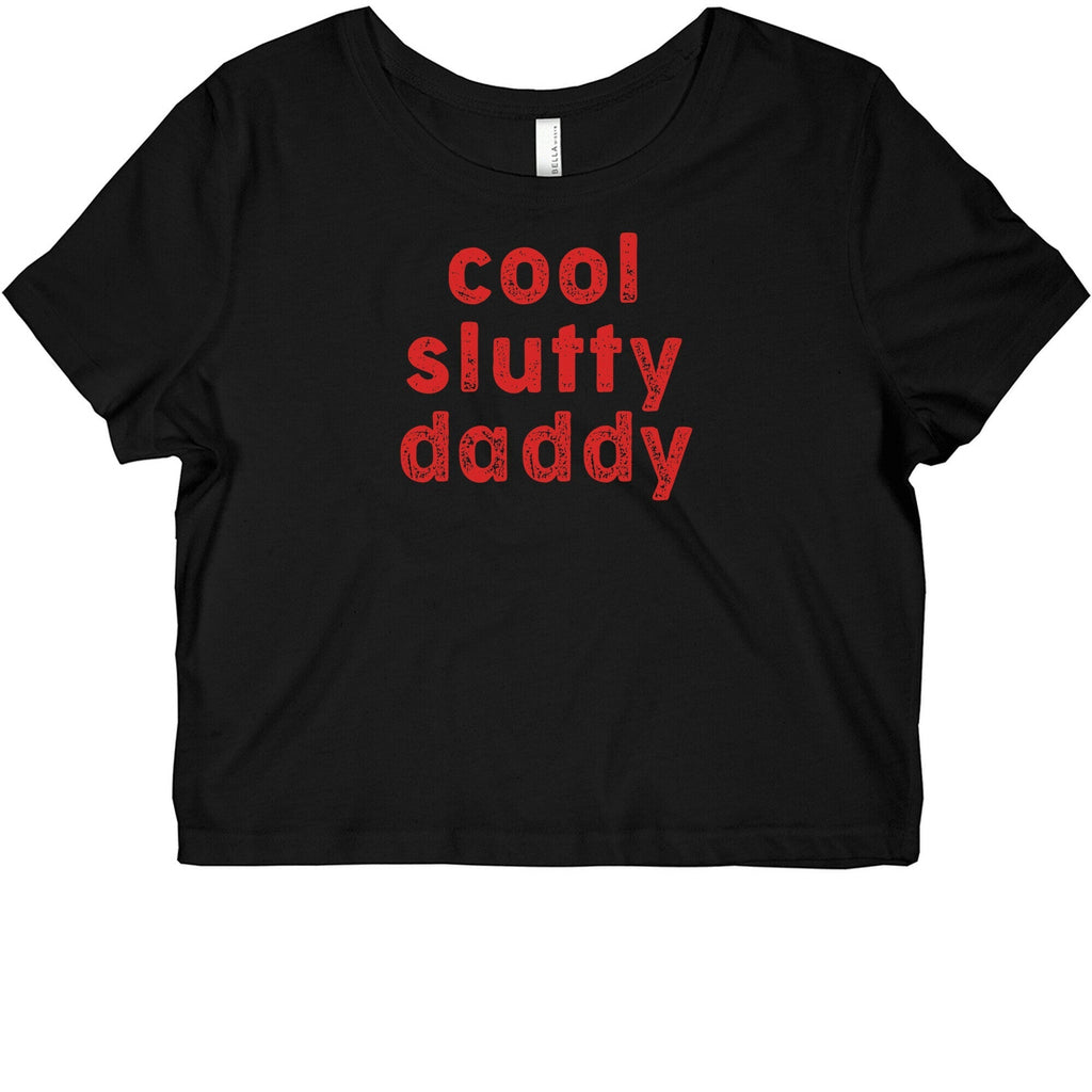 Cool Slutty Daddy Graphic Baby Tee Style001 Hoodie, Sweatshirt | PureTeeCo.com (Image 1)