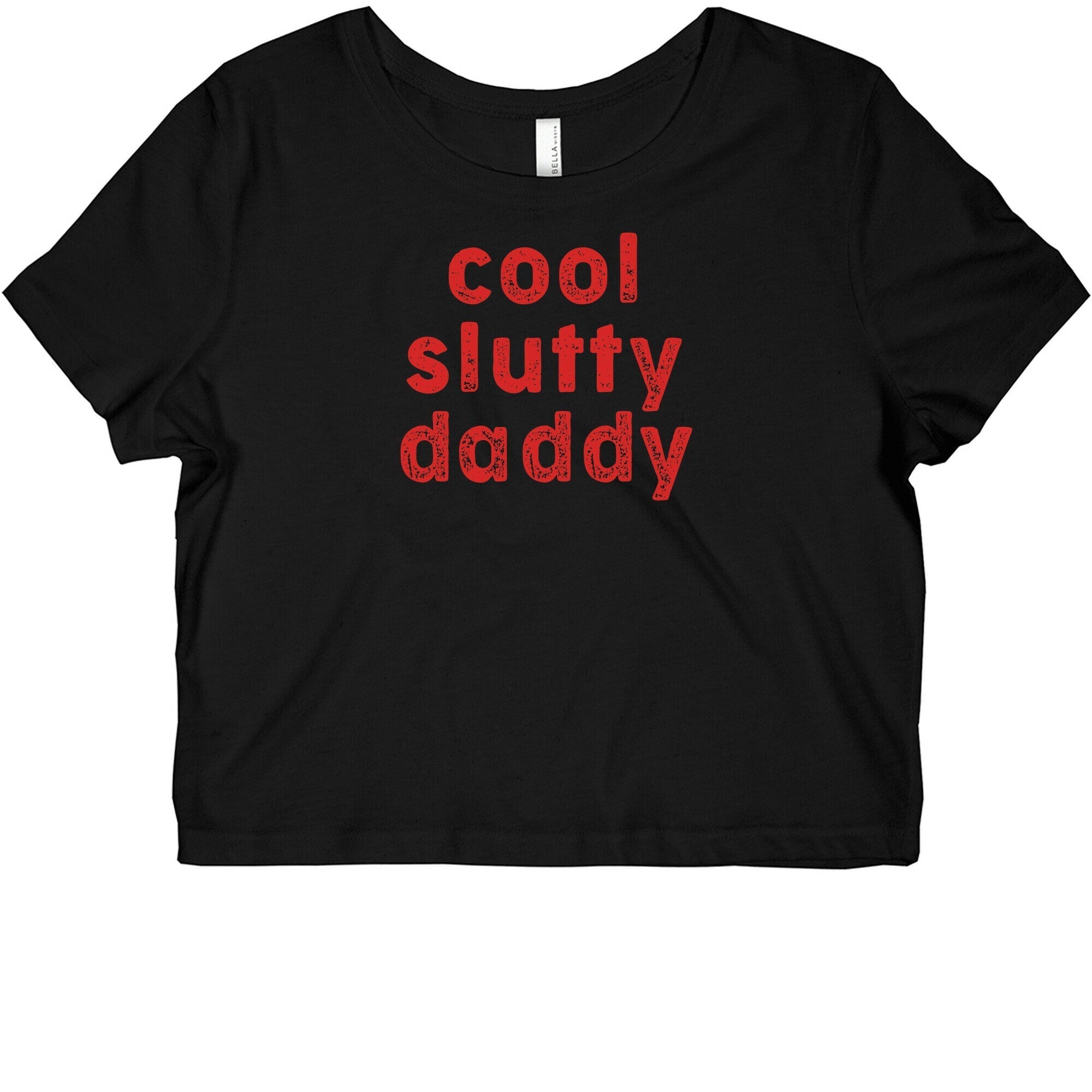 Cool Slutty Daddy Graphic Baby Tee Style001 Hoodie, Sweatshirt | PureTeeCo.com (Image 1)