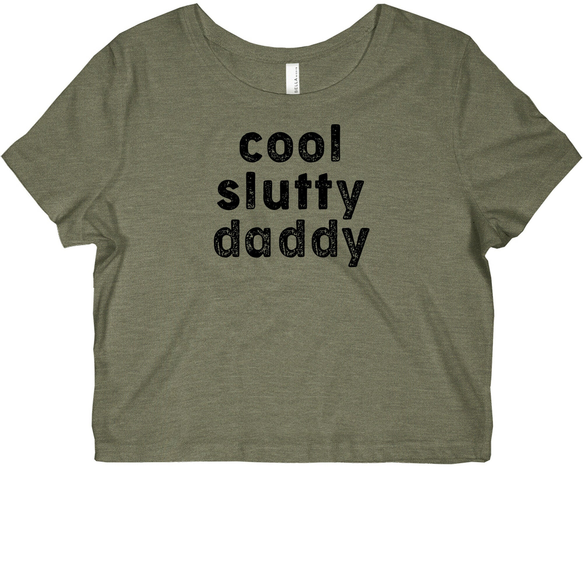 Cool Slutty Daddy Graphic Baby Tee Hoodie, Sweatshirt | PureTeeCo.com (Image 1)