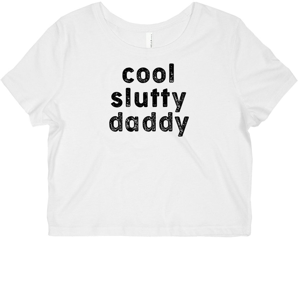 Cool Slutty Daddy Graphic Baby Tee Hoodie, Sweatshirt | PureTeeCo.com (Image 2)