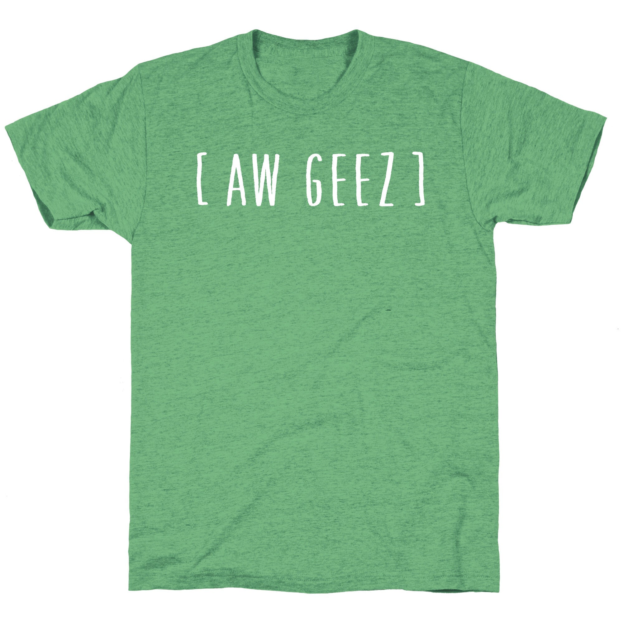 Aw Geez Unisex Triblend Tee Hoodie, Sweatshirt | PureTeeCo.com (Image 2)
