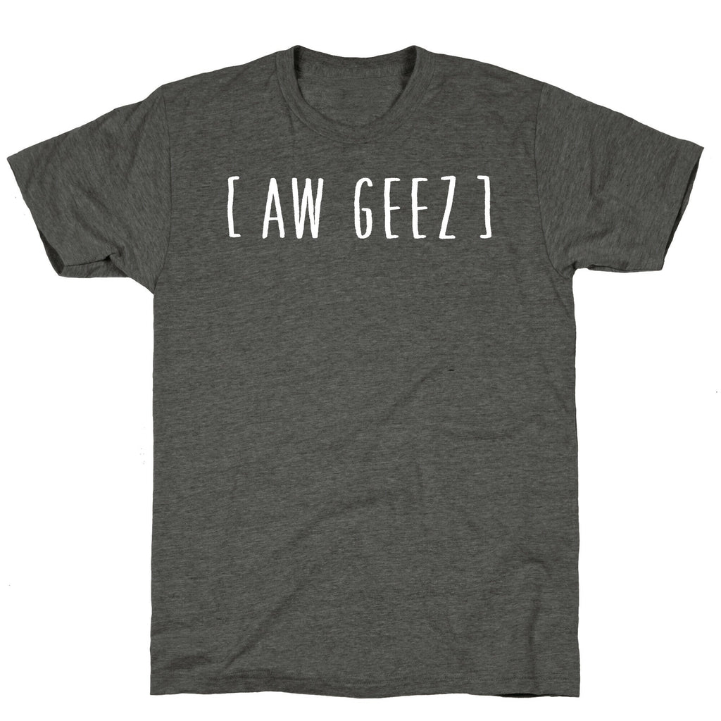 Aw Geez Unisex Triblend Tee Hoodie, Sweatshirt | PureTeeCo.com (Image 3)