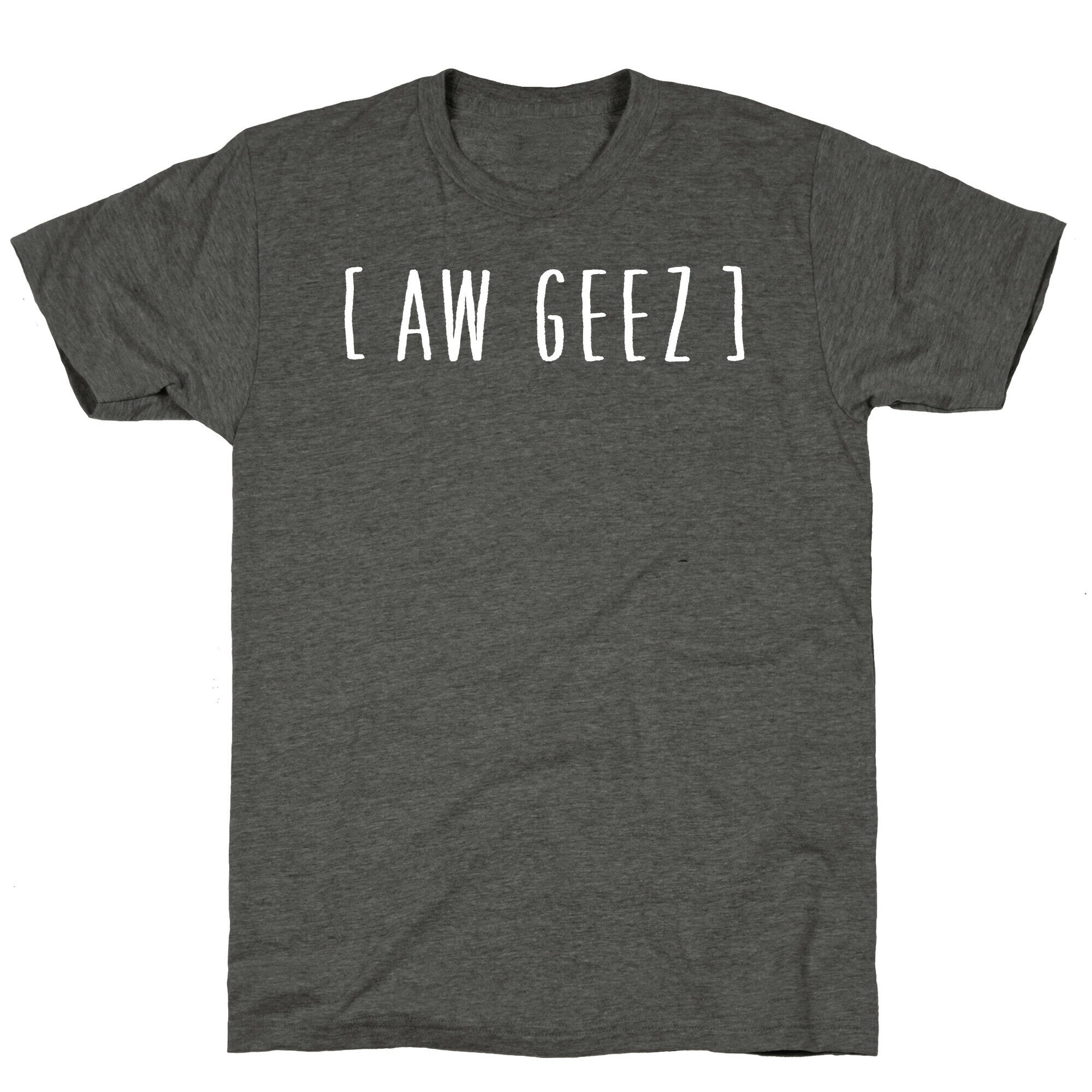 Aw Geez Unisex Triblend Tee Hoodie, Sweatshirt | PureTeeCo.com (Image 3)