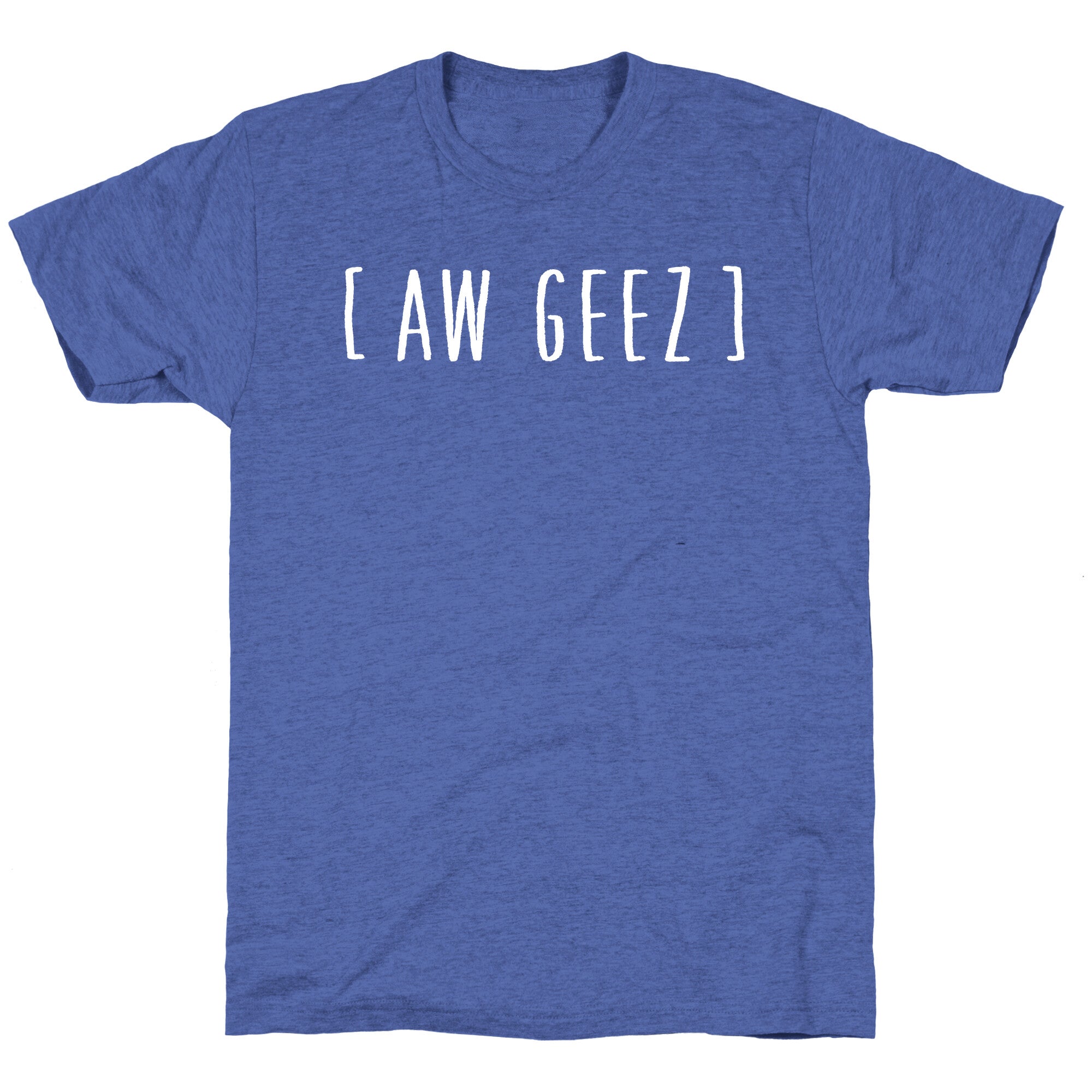 Aw Geez Unisex Triblend Tee Hoodie, Sweatshirt | PureTeeCo.com (Image 5)