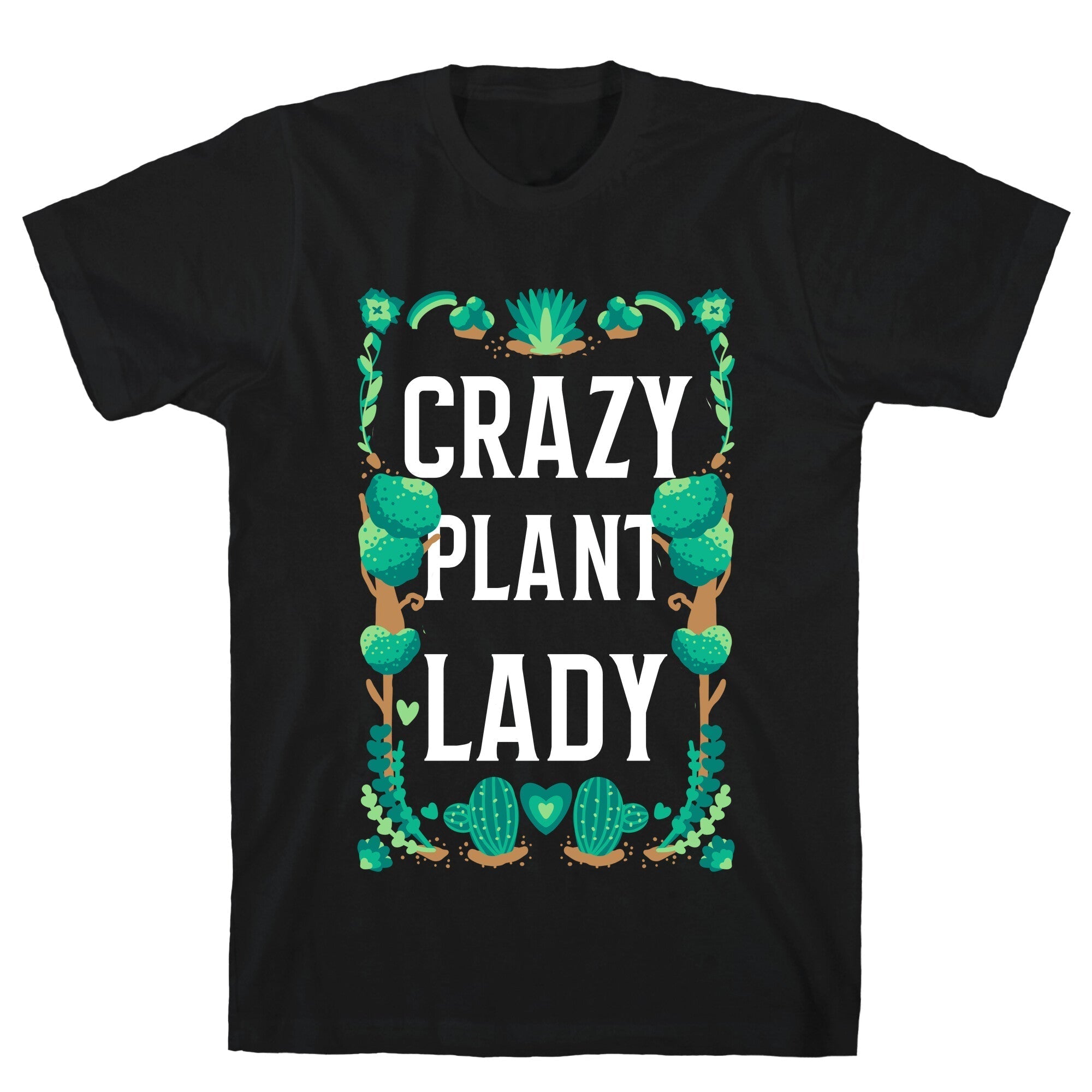 Crazy Plant Lady T-Shirt Style001 Hoodie, Sweatshirt | PureTeeCo.com (Image 1)