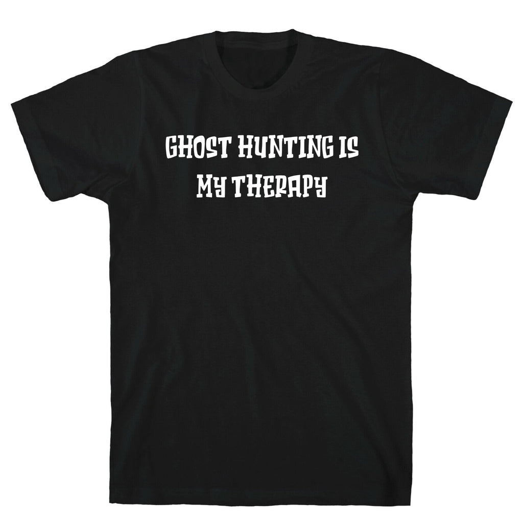 Ghost Hunting Is My Therapy T-Shirt Hoodie, Sweatshirt | PureTeeCo.com (Image 1)