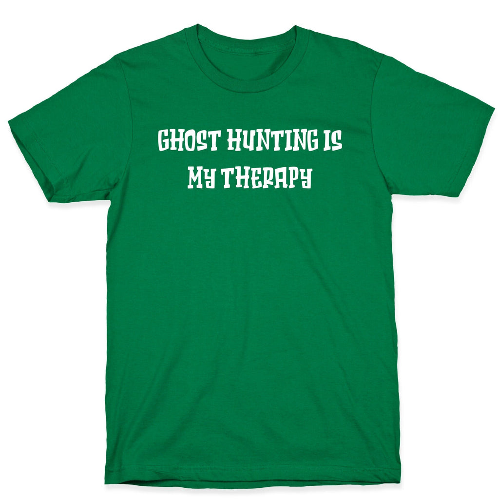 Ghost Hunting Is My Therapy T-Shirt Hoodie, Sweatshirt | PureTeeCo.com (Image 3)