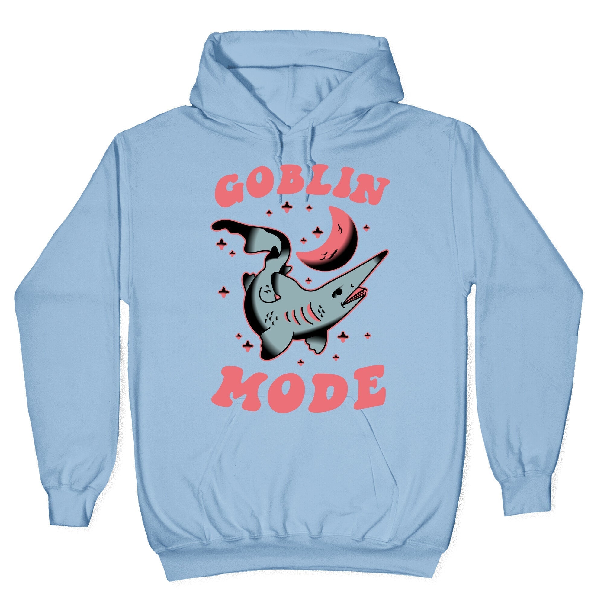 Goblin Mode (Goblin Shark) Hoodie T-Shirts, Sweatshirt | PureTeeCo.com (Image 4)