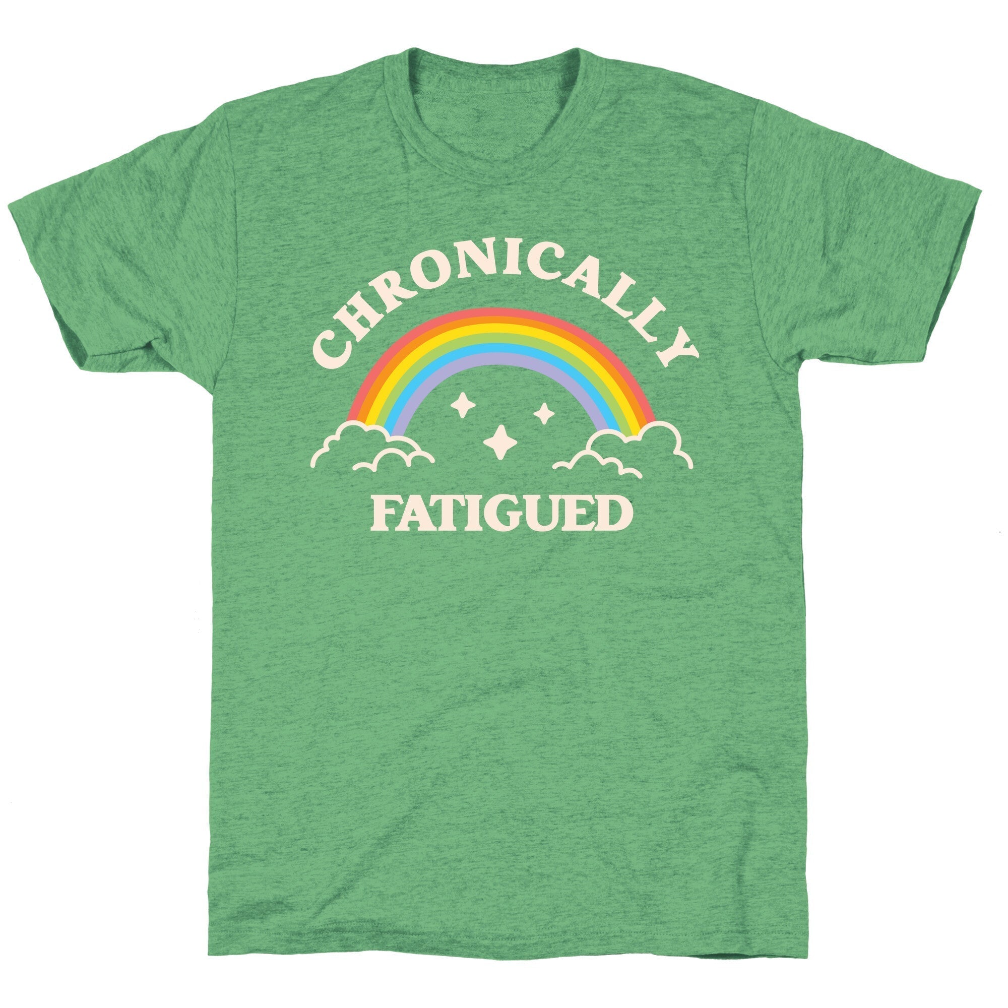 Chronically Fatigued Unisex Triblend Tee Hoodie, Sweatshirt | PureTeeCo.com (Image 2)