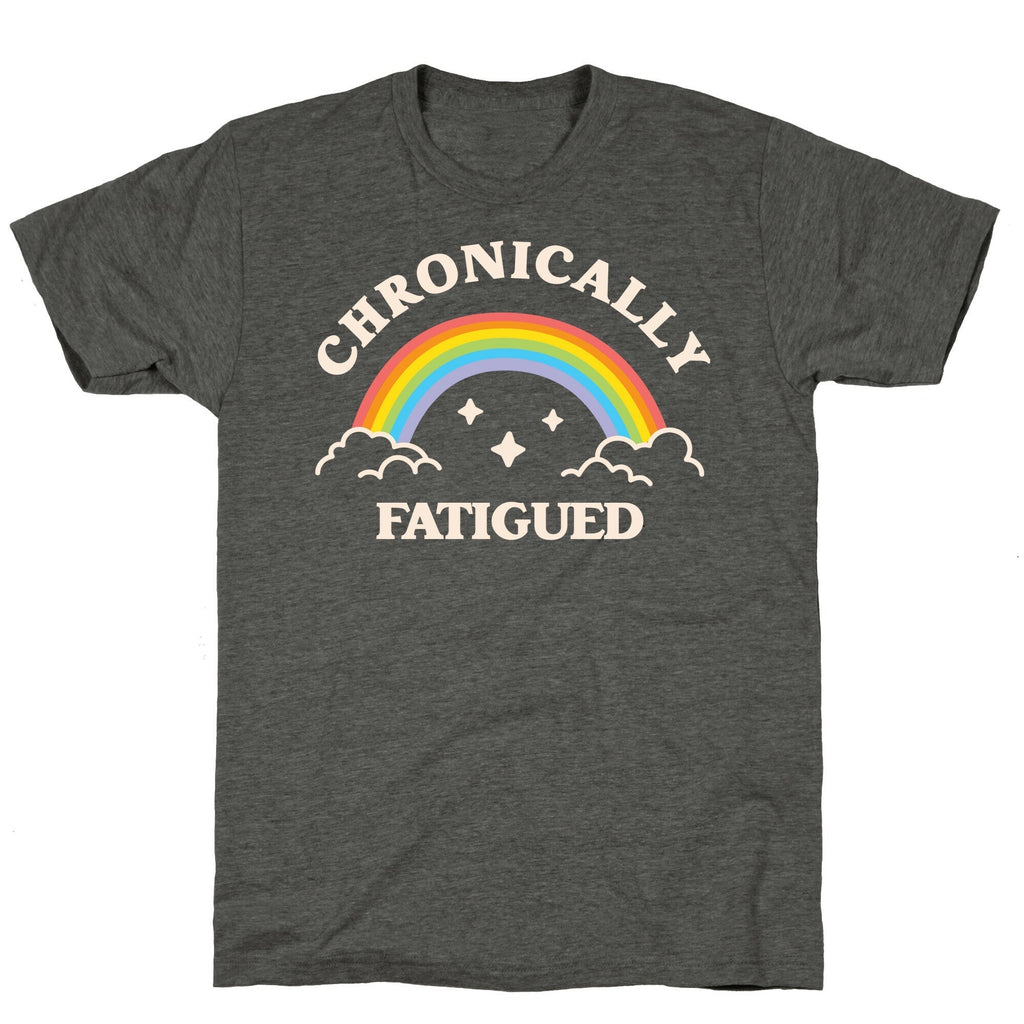 Chronically Fatigued Unisex Triblend Tee Hoodie, Sweatshirt | PureTeeCo.com (Image 3)