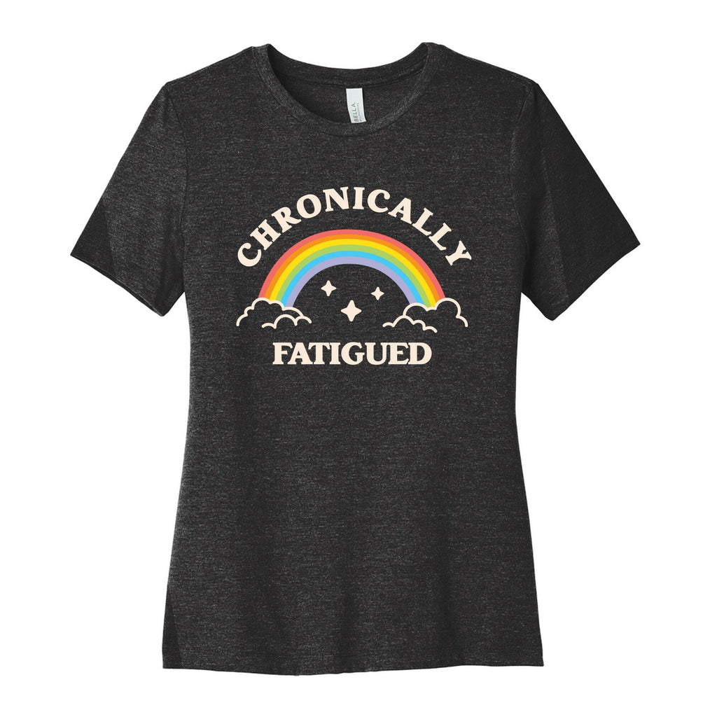 Chronically Fatigued Women's Cotton Tee Hoodie, Sweatshirt | PureTeeCo.com (Image 1)
