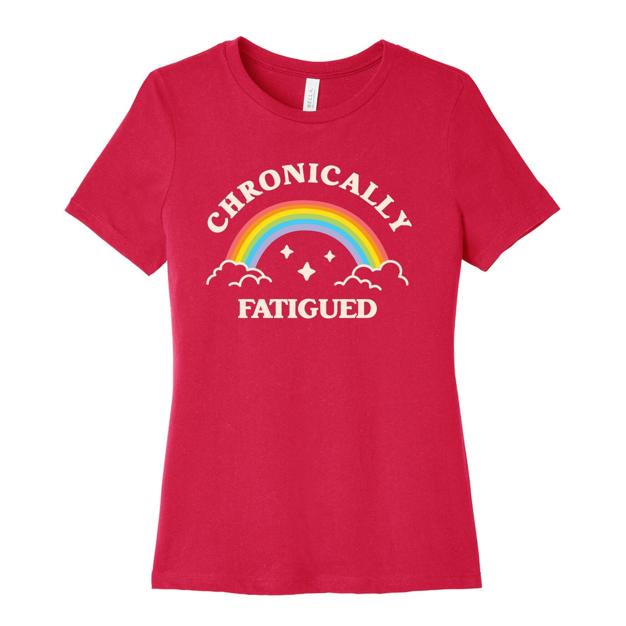 Chronically Fatigued Women's Cotton Tee Hoodie, Sweatshirt | PureTeeCo.com (Image 2)