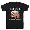 ASAP As Slow As Possible Sloth T-Shirt Hoodie, Sweatshirt | PureTeeCo.com (Image 1)