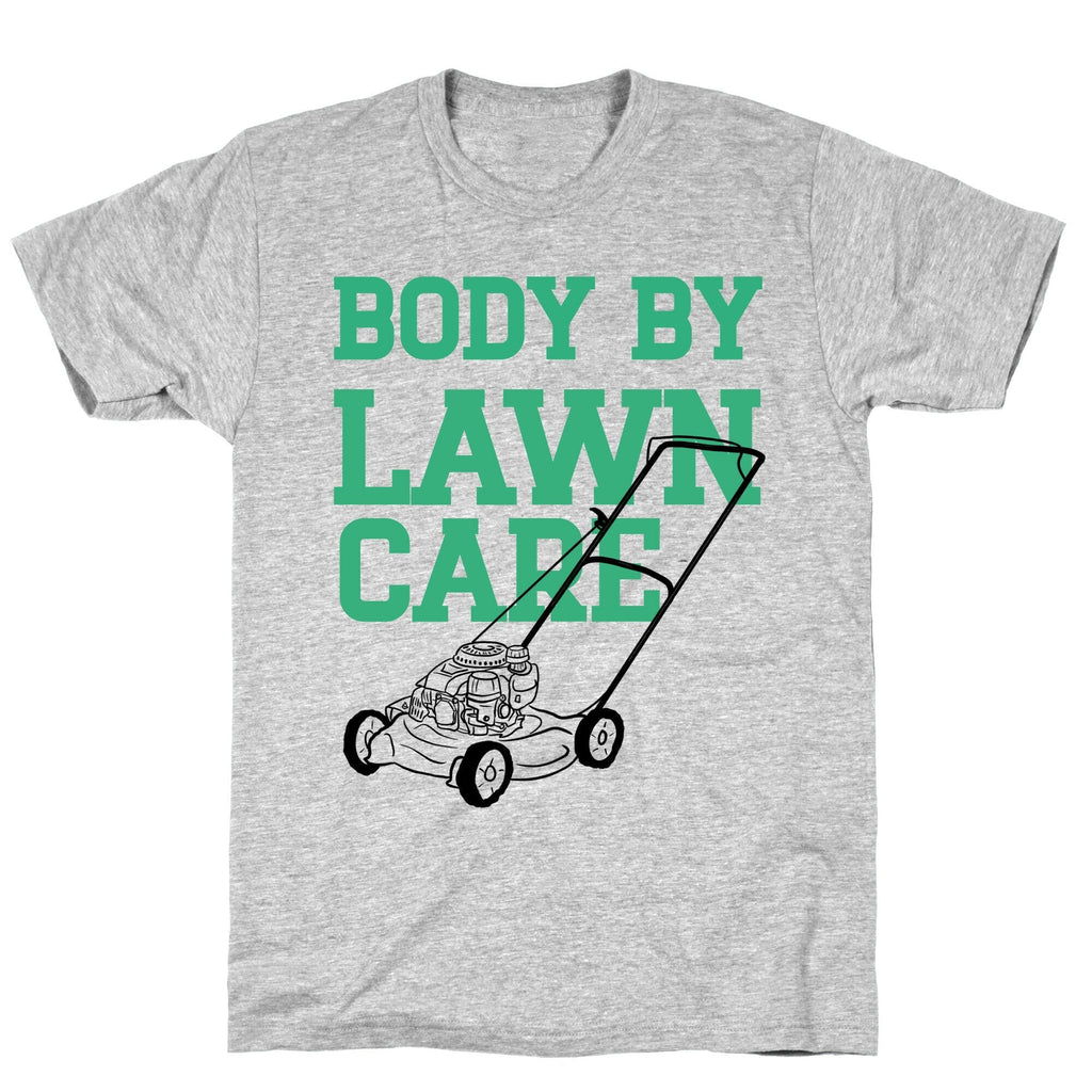 Body By Lawn Care T-Shirt Hoodie, Sweatshirt | PureTeeCo.com (Image 2)