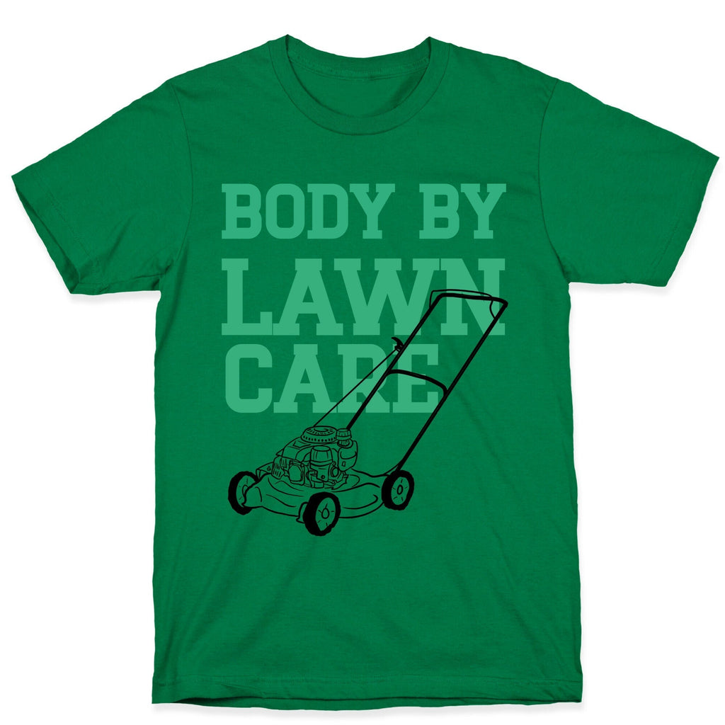 Body By Lawn Care T-Shirt Hoodie, Sweatshirt | PureTeeCo.com (Image 3)