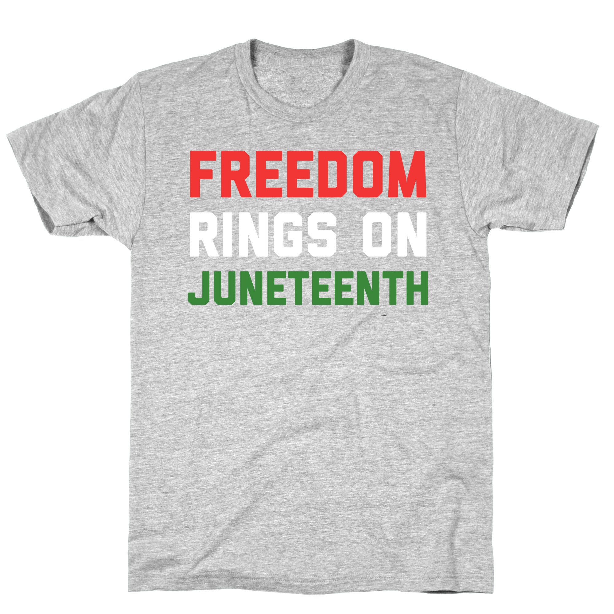 Freedom Rings On Juneteenth T-Shirt Hoodie, Sweatshirt | PureTeeCo.com (Image 2)