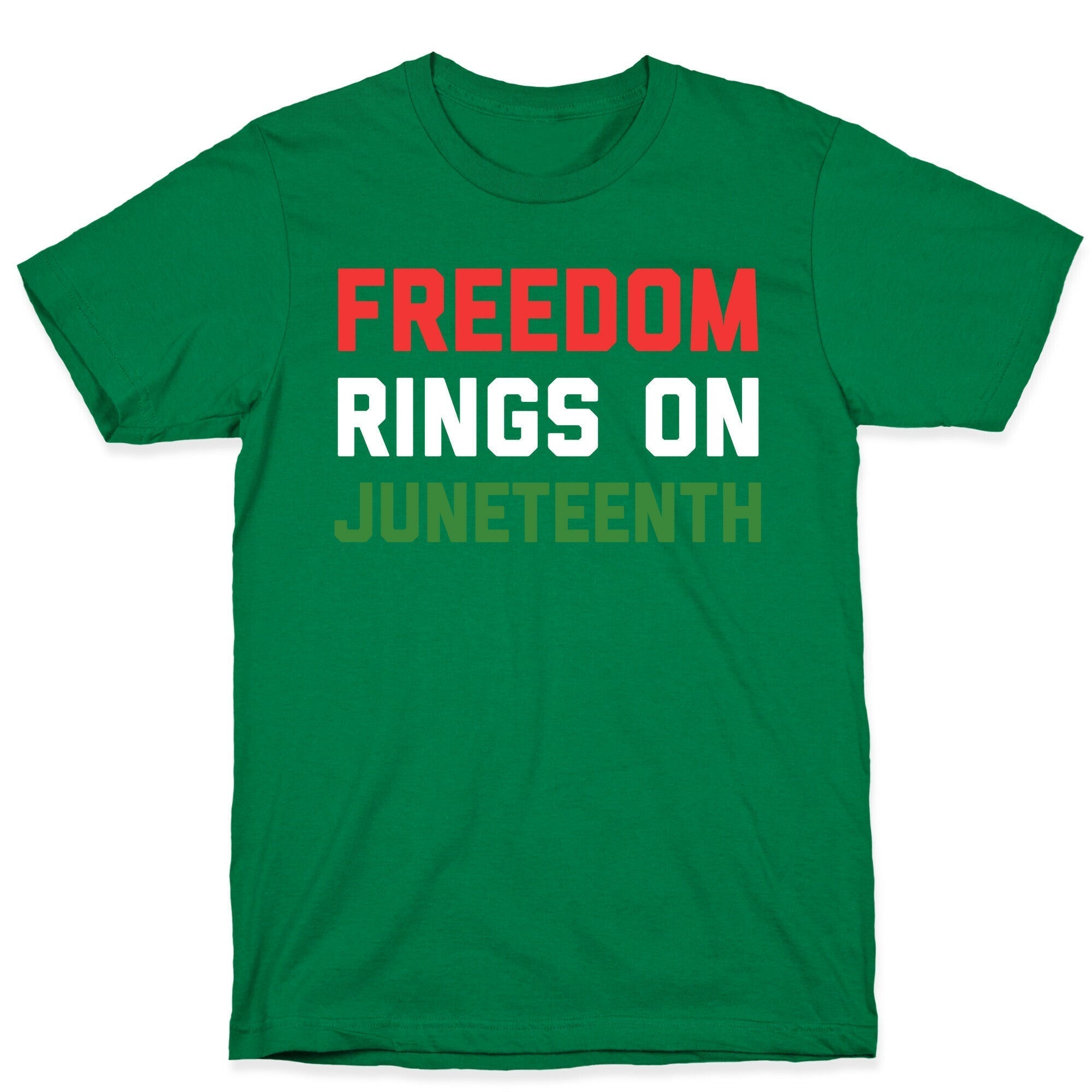 Freedom Rings On Juneteenth T-Shirt Hoodie, Sweatshirt | PureTeeCo.com (Image 3)