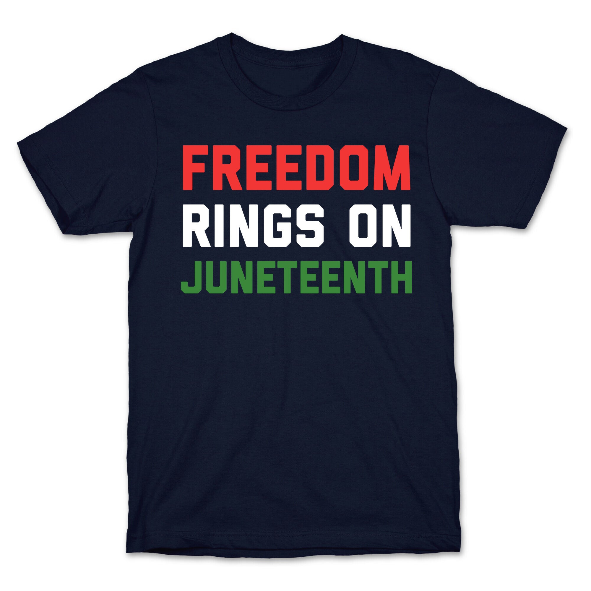 Freedom Rings On Juneteenth T-Shirt Hoodie, Sweatshirt | PureTeeCo.com (Image 4)